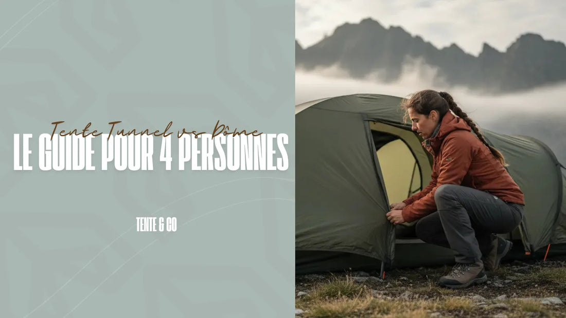 Tente Tunnel vs Dôme : Le guide pour 4 personnes