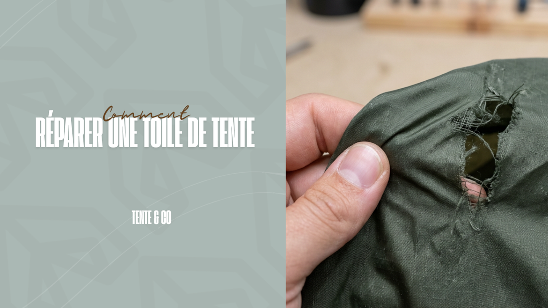 Comment réparer une toile de tente