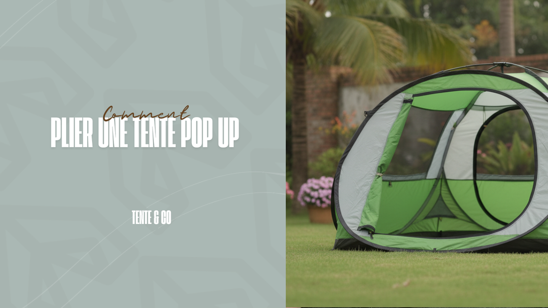 Comment plier une tente pop up