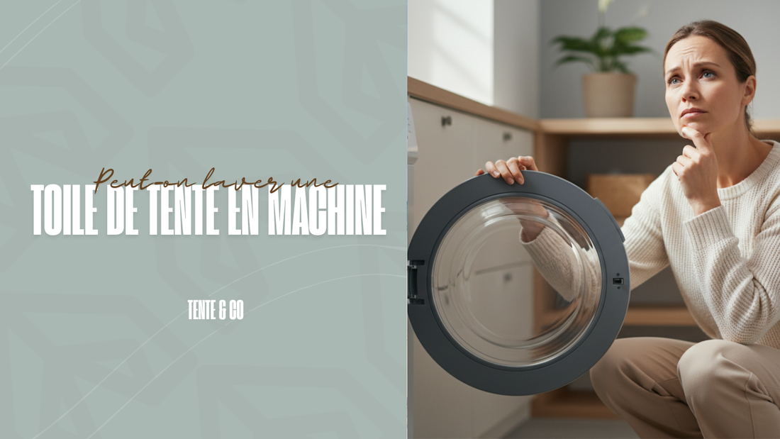 Peut-on laver une toile de tente en machine ?