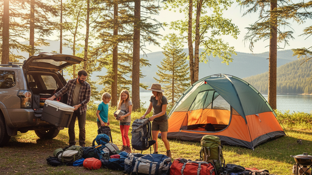 que prendre en camping checklist complete famille materiel