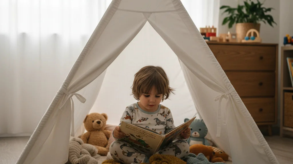 tipi enfant chambre espace jeu cocooning intérieur