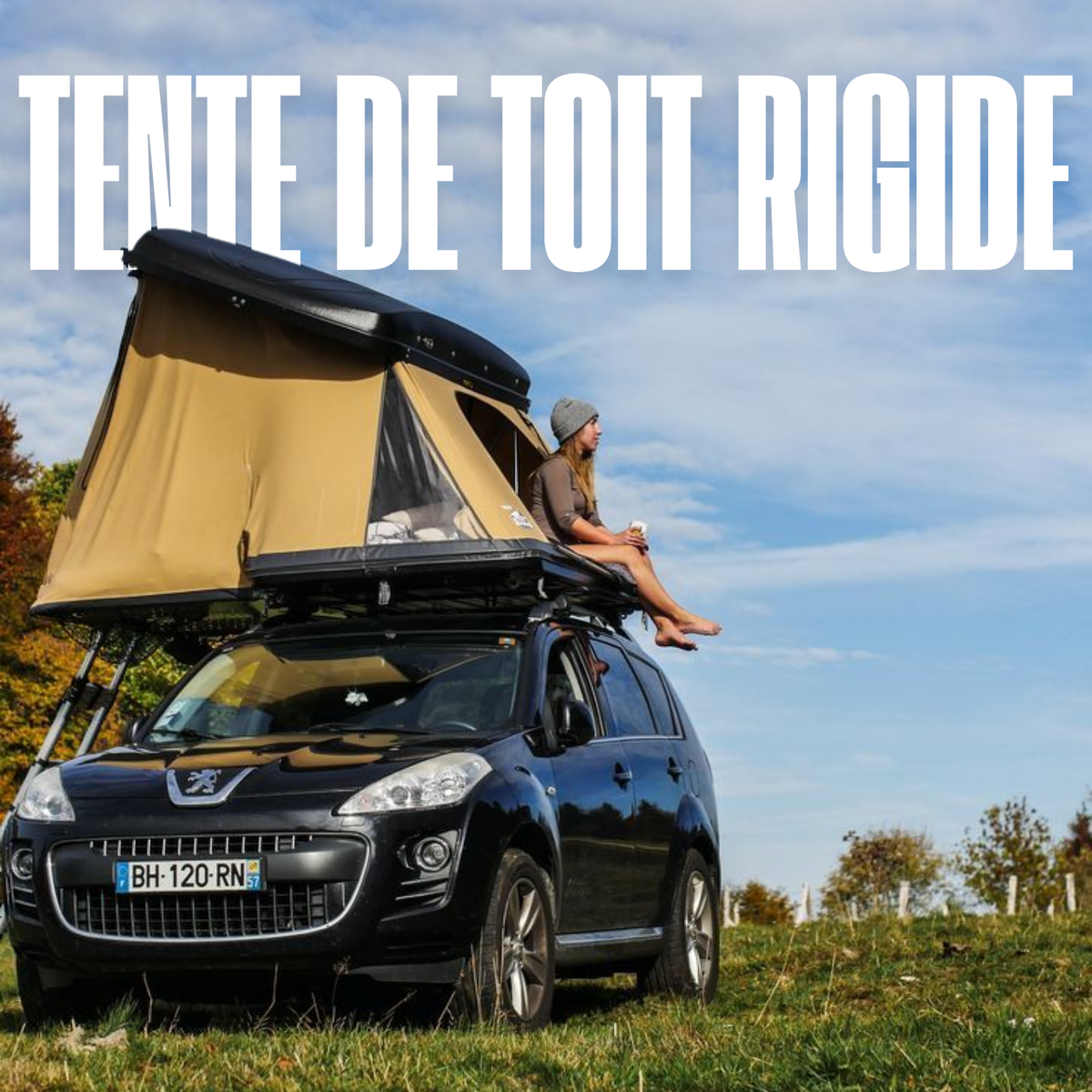 tente de toit rigide
