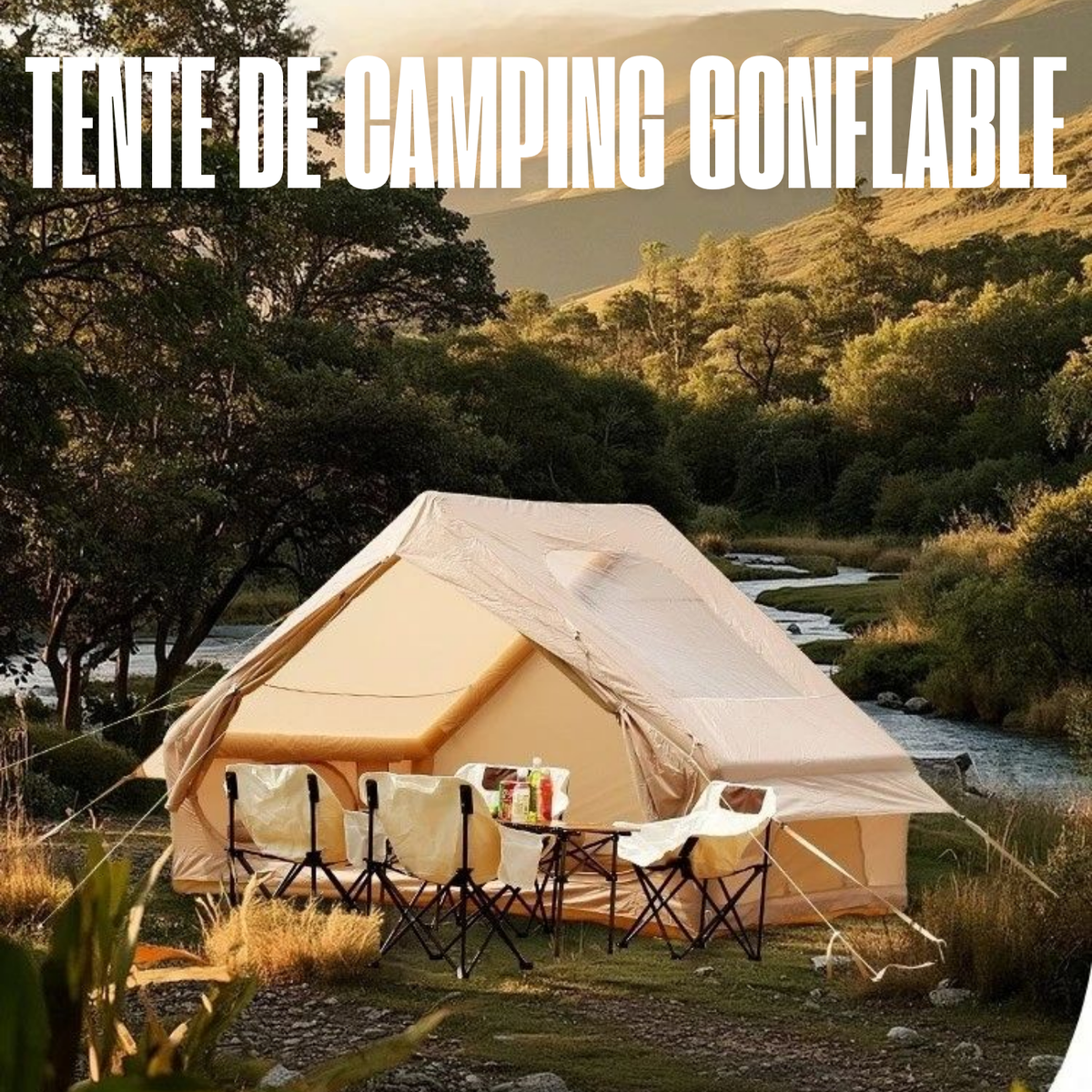 tente de camping gonflable
