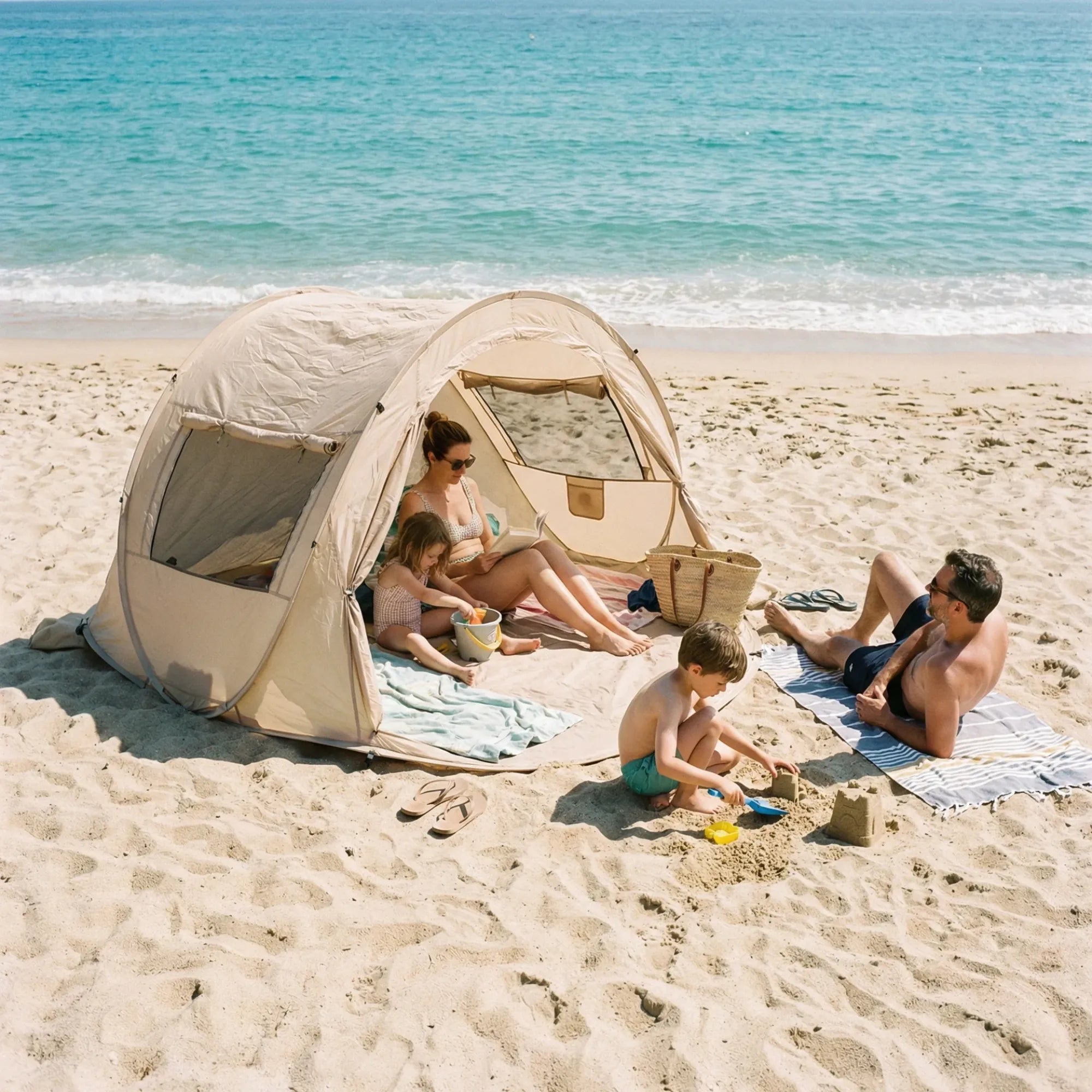 Tente de plage