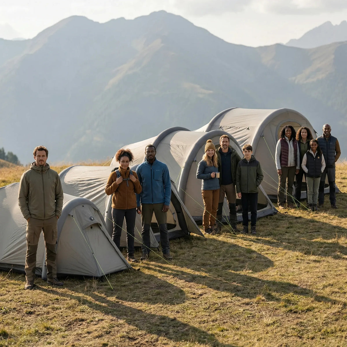 Tentes gonflables par capacité