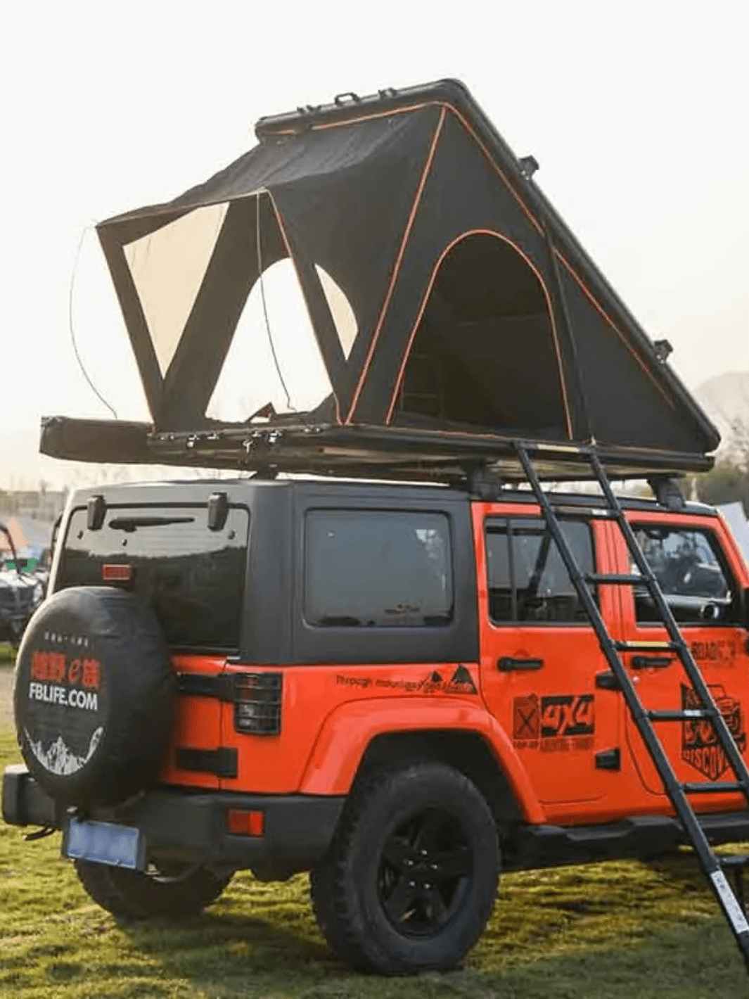 2 places tente de toit rigide