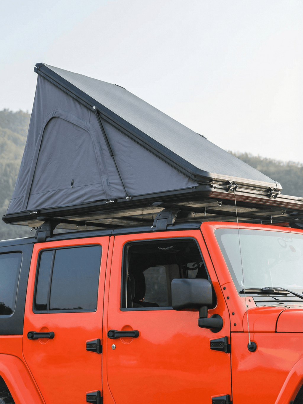 2 places tente de toit rigide | compacte et solide