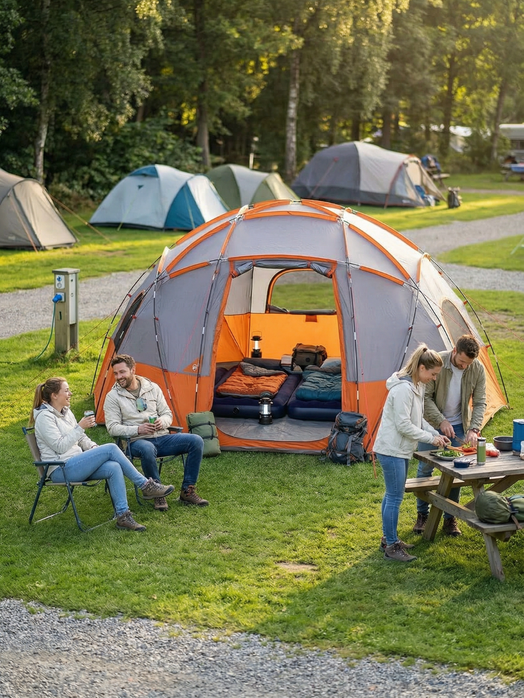 Tente De Camping en dome