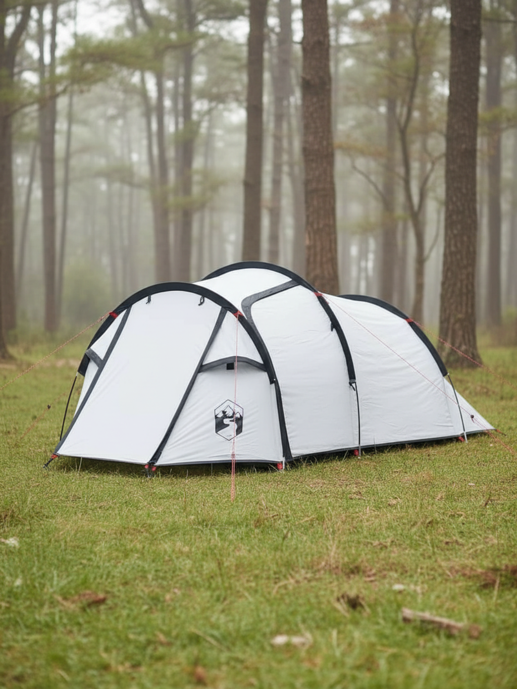 Tente 2 place fresh and black tunnel