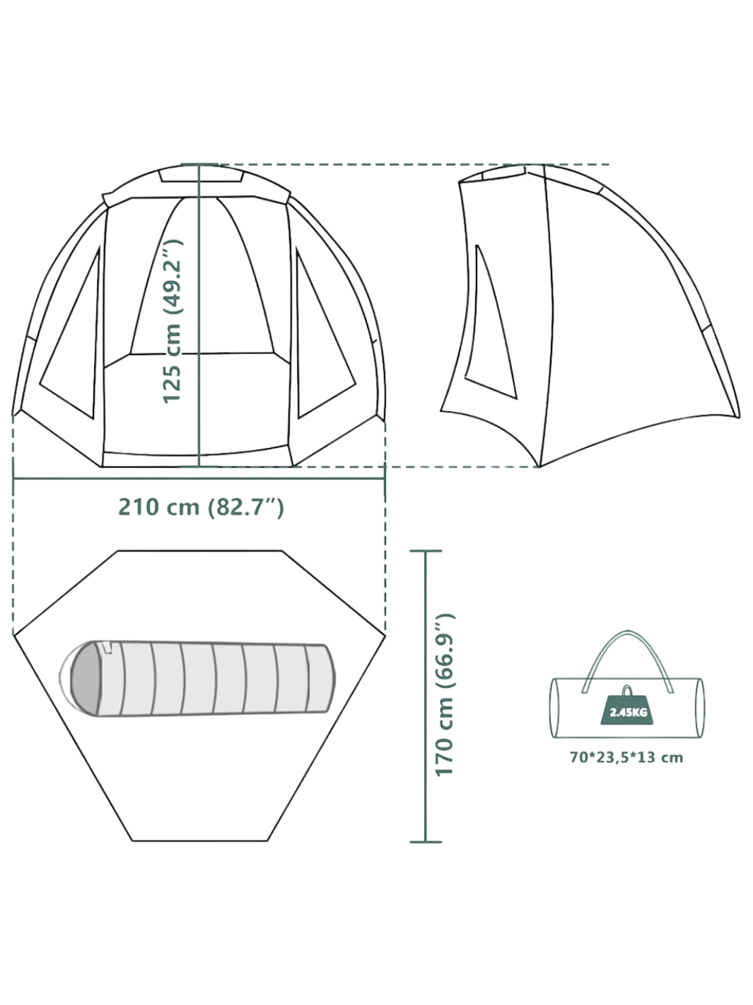 Tente de pecheur coupe vent camouflage