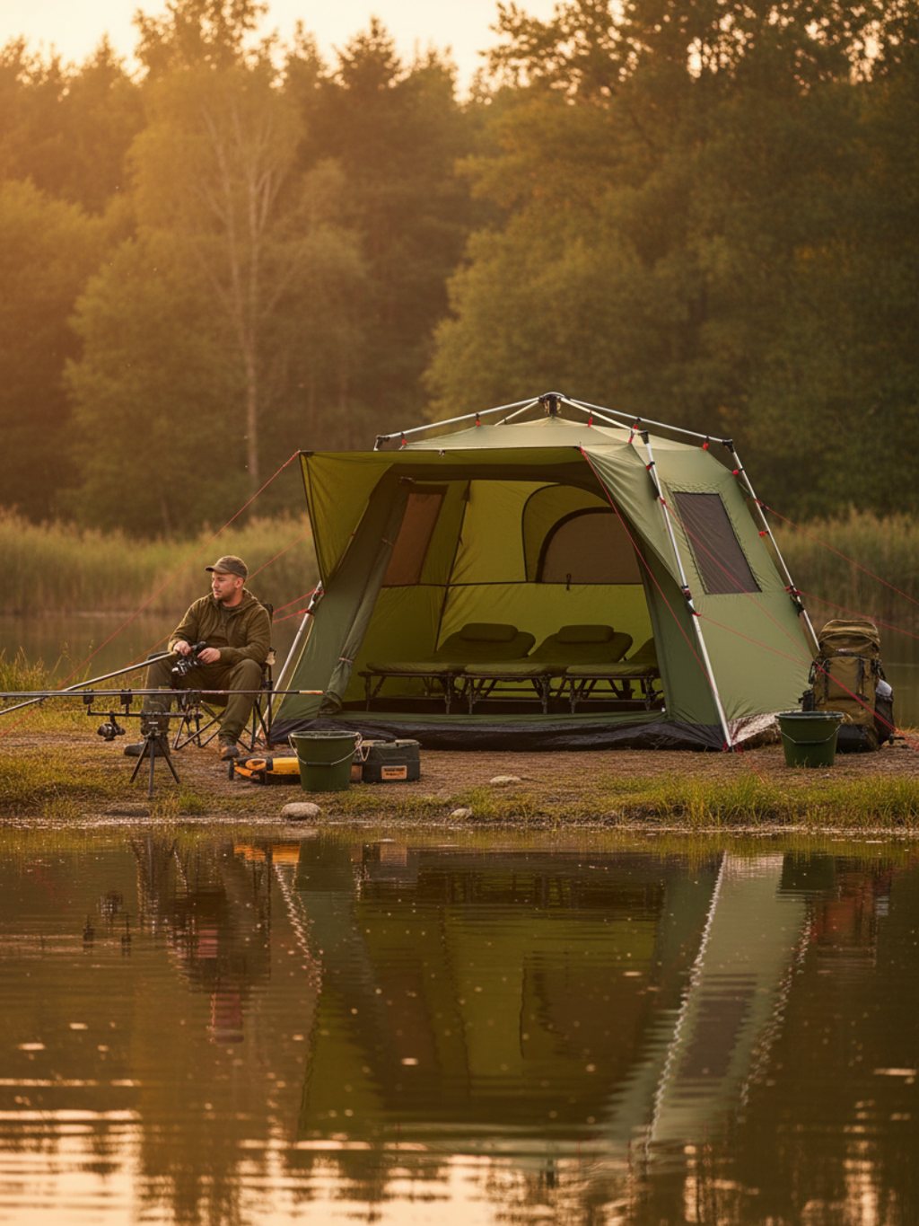 Tonnelle pêche carpe 4 personnes