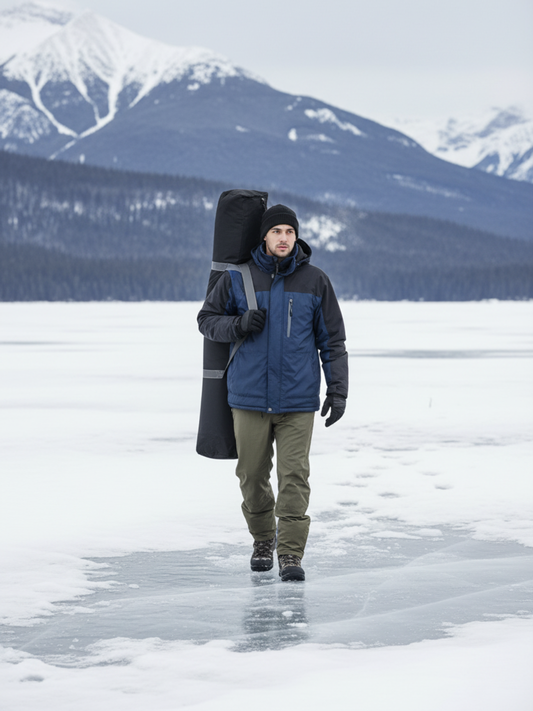 Tente pour peche sur glace fresh and black