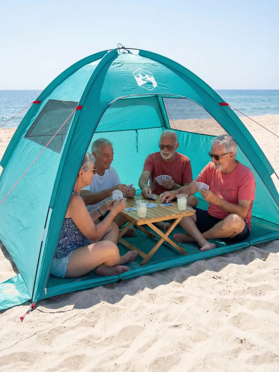 Toile de tente plage