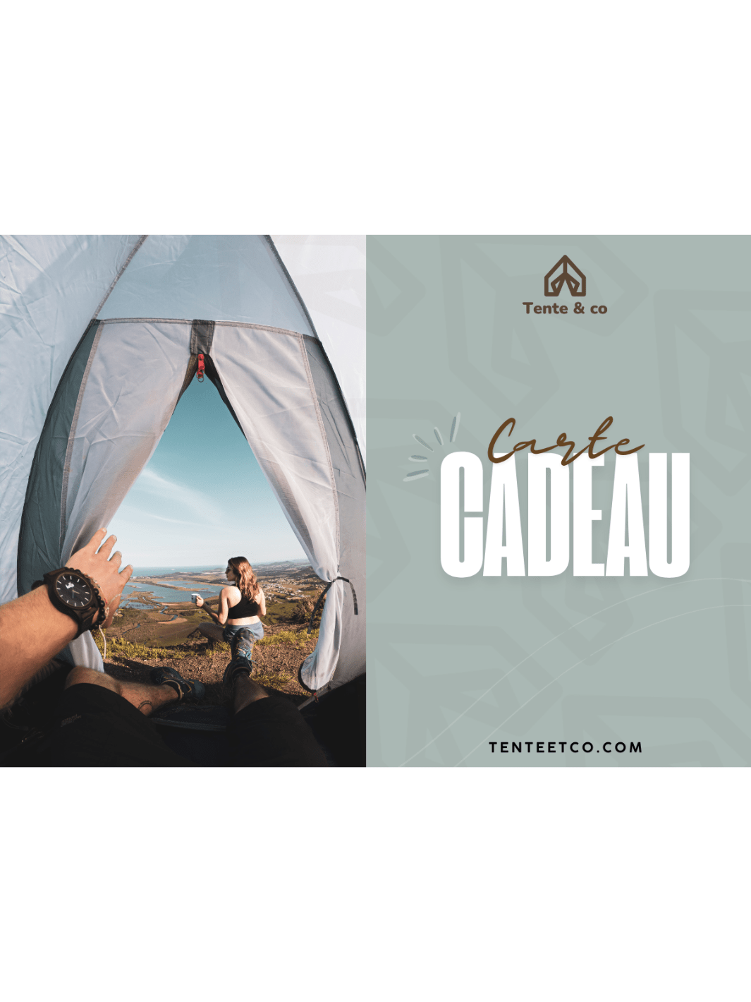 Carte cadeau Tente & Co | Offrez le choix de l’aventure