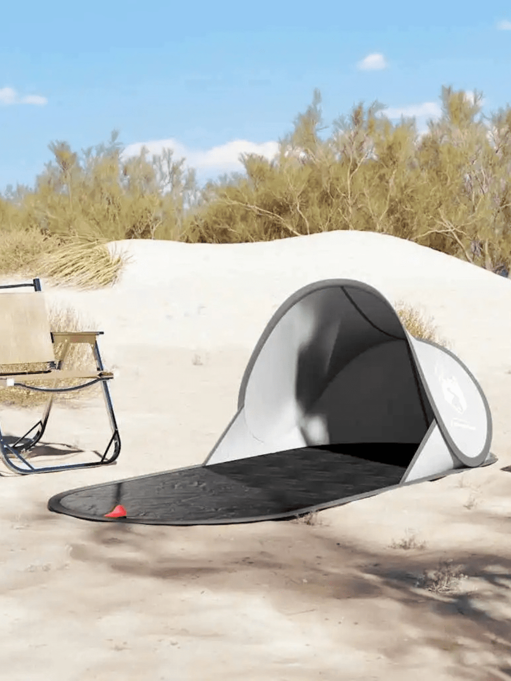 demi tente pour plage