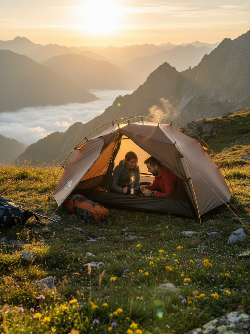 Randonnee tente 2 personnes | Légère & compacte