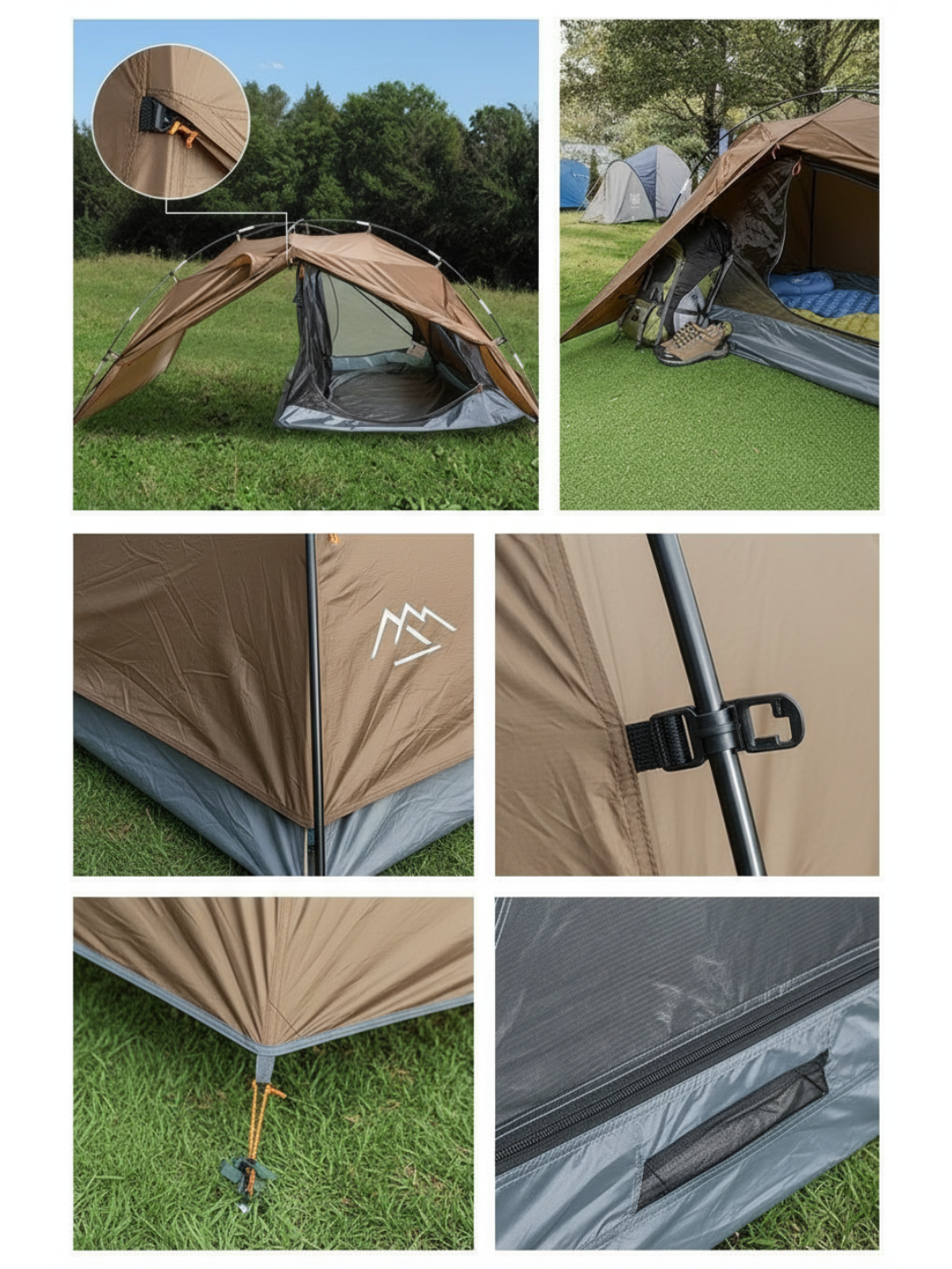 Randonnee tente 2 personnes | Légère & compacte