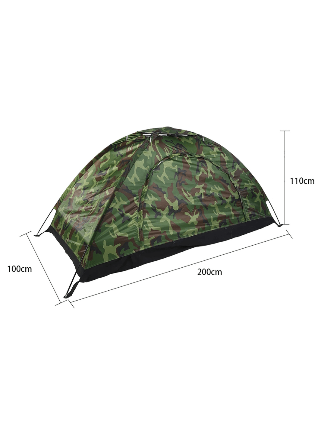 tente 1 place camouflage