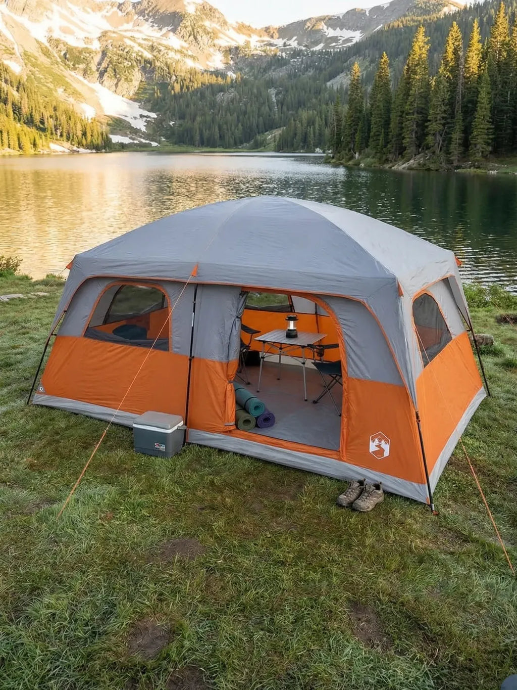 Tente 10 personnes | SÉJOUR MODULABLE SPACIEUX