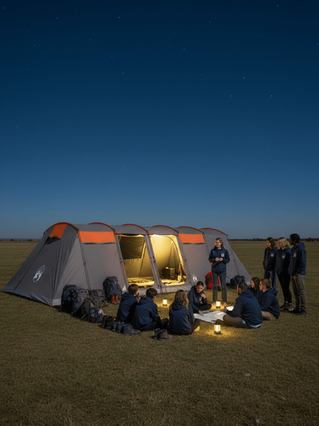 Tente 10 personnes | Grand confort & espace XXL