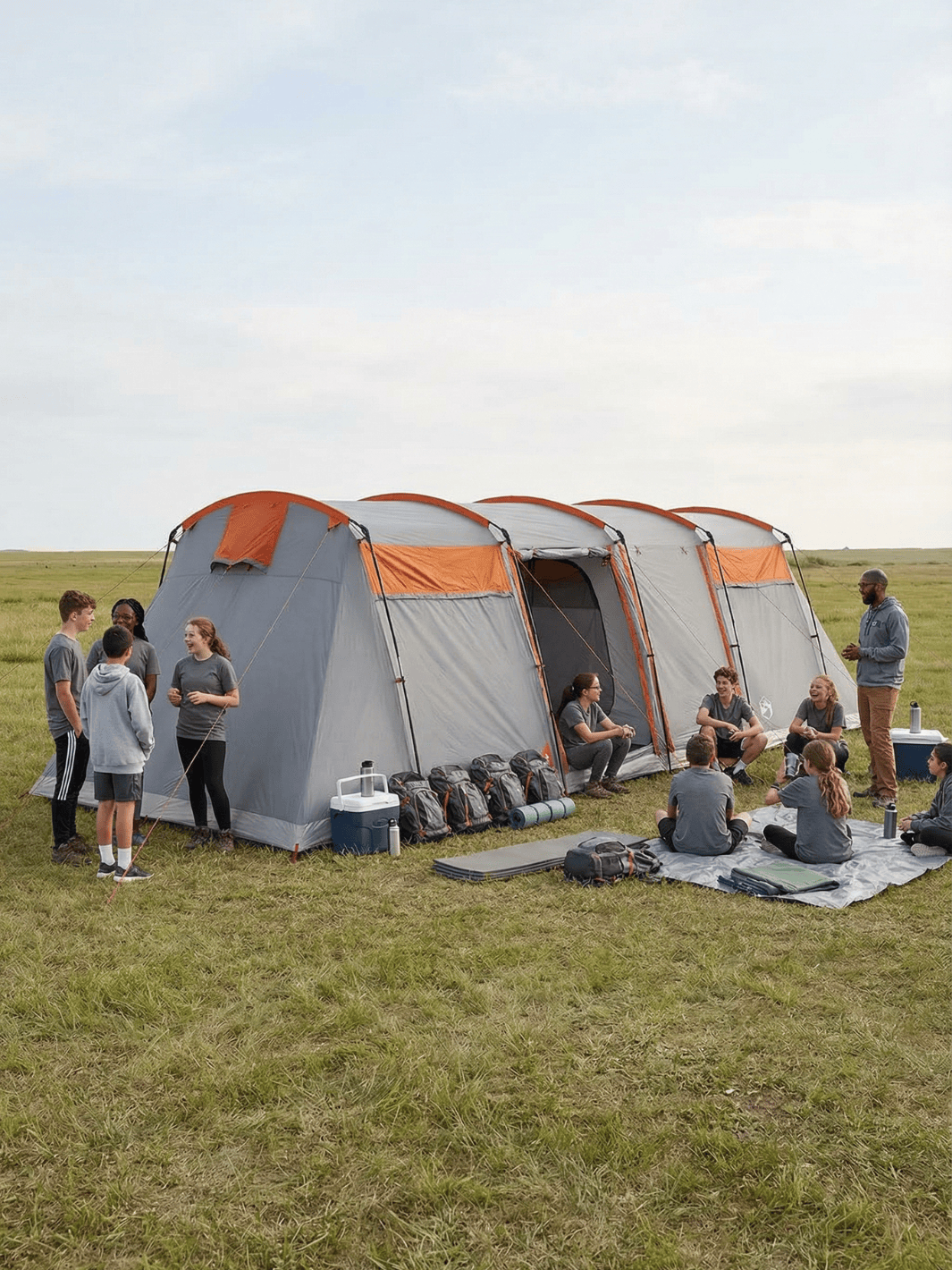 Tente 10 personnes | Grand confort & espace XXL