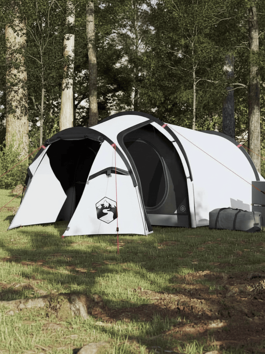 Tente 2 place fresh and black | Nuits fraîches et confort