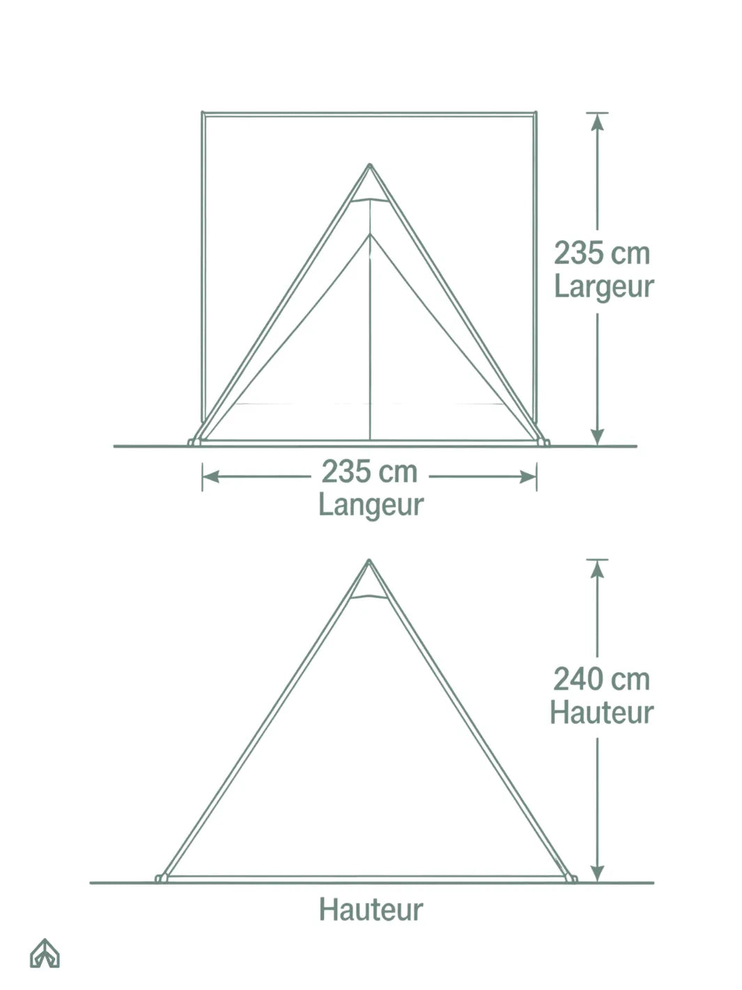 Tente 2 places gonflable | BOUDINS ANTI-CREVAISON