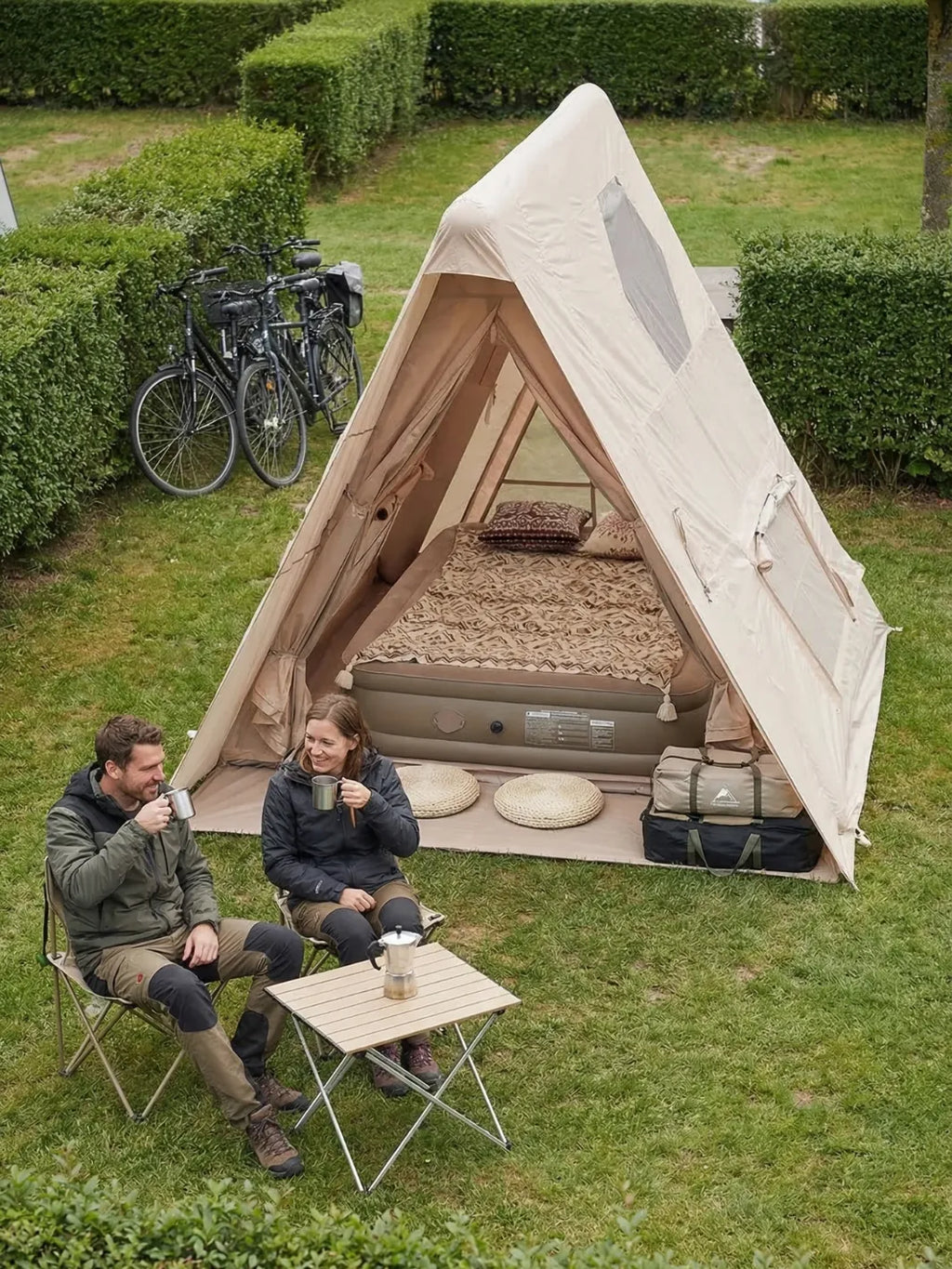 Tente 2 places gonflable | BOUDINS ANTI-CREVAISON