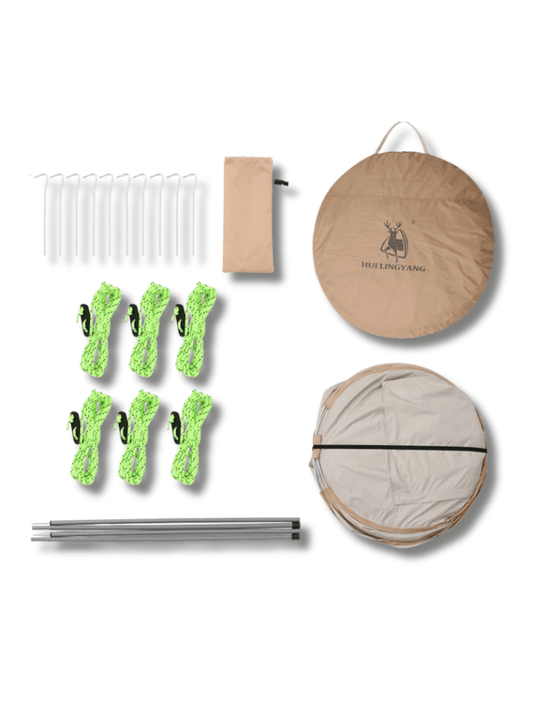 tente 2 second 3 places