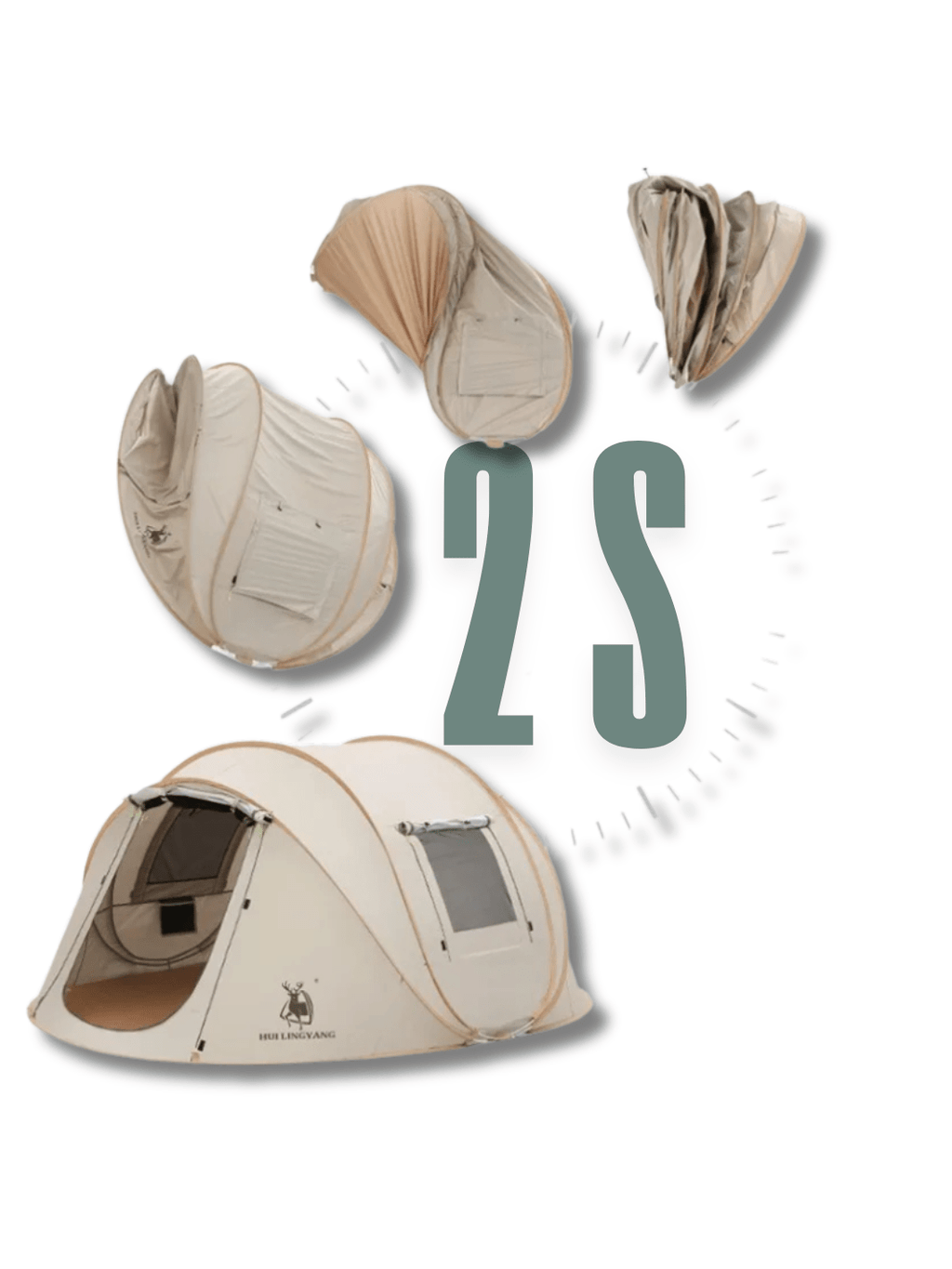 tente 2 second 3 places