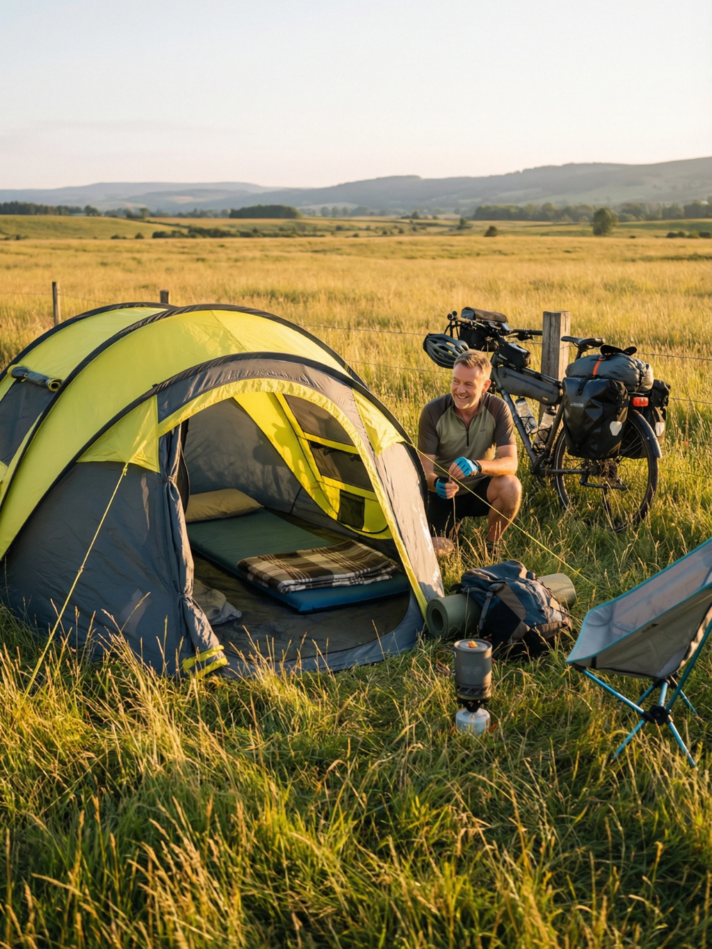 Tente 2 secondes 1 place | rapide et compacte