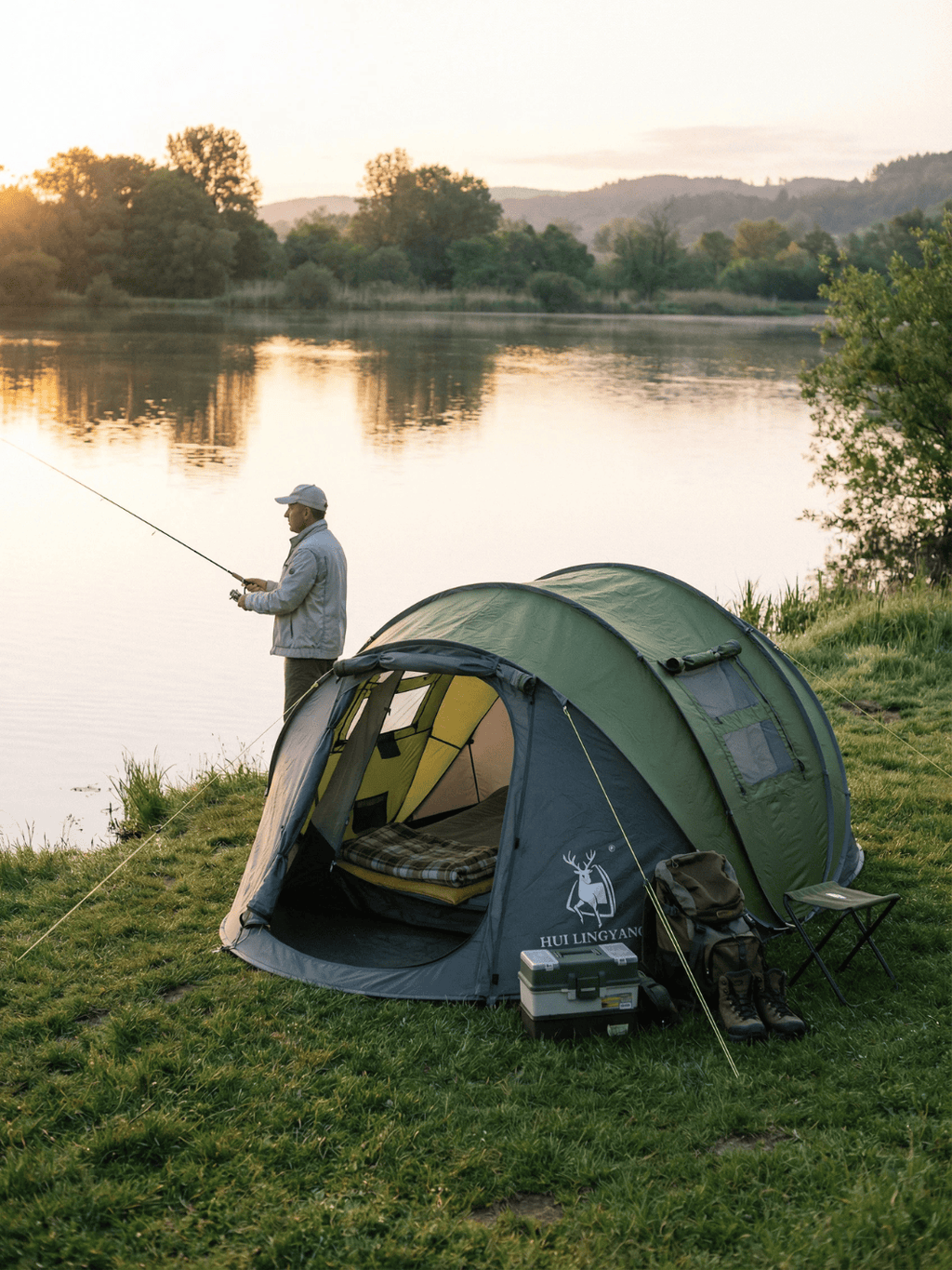 Tente 2 secondes 1 place | rapide et compacte