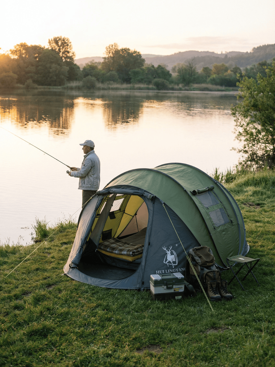 Tente 2 secondes 1 place | rapide et compacte