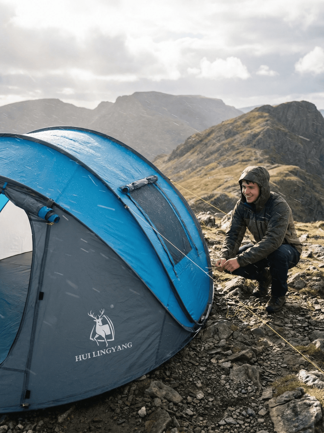 Tente 2 secondes 1 place | rapide et compacte