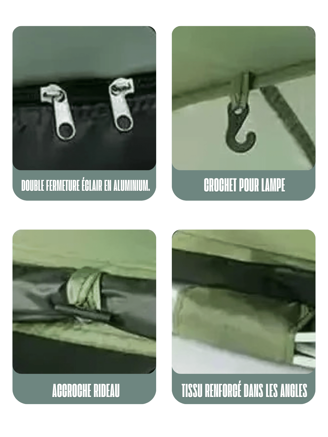 tente 2 secondes 4 places