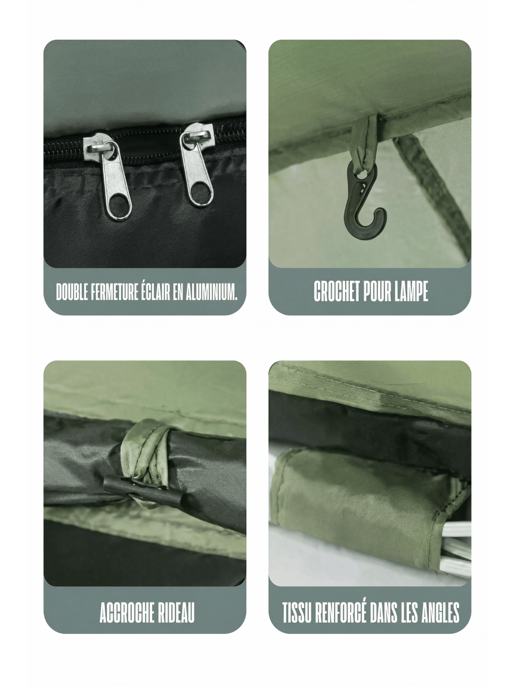 Tente 2 secondes 4 places | rapide et étanche