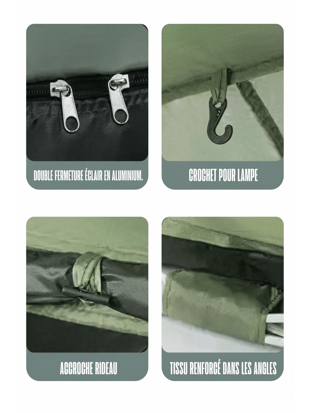 Tente 2 secondes 4 places | rapide et étanche