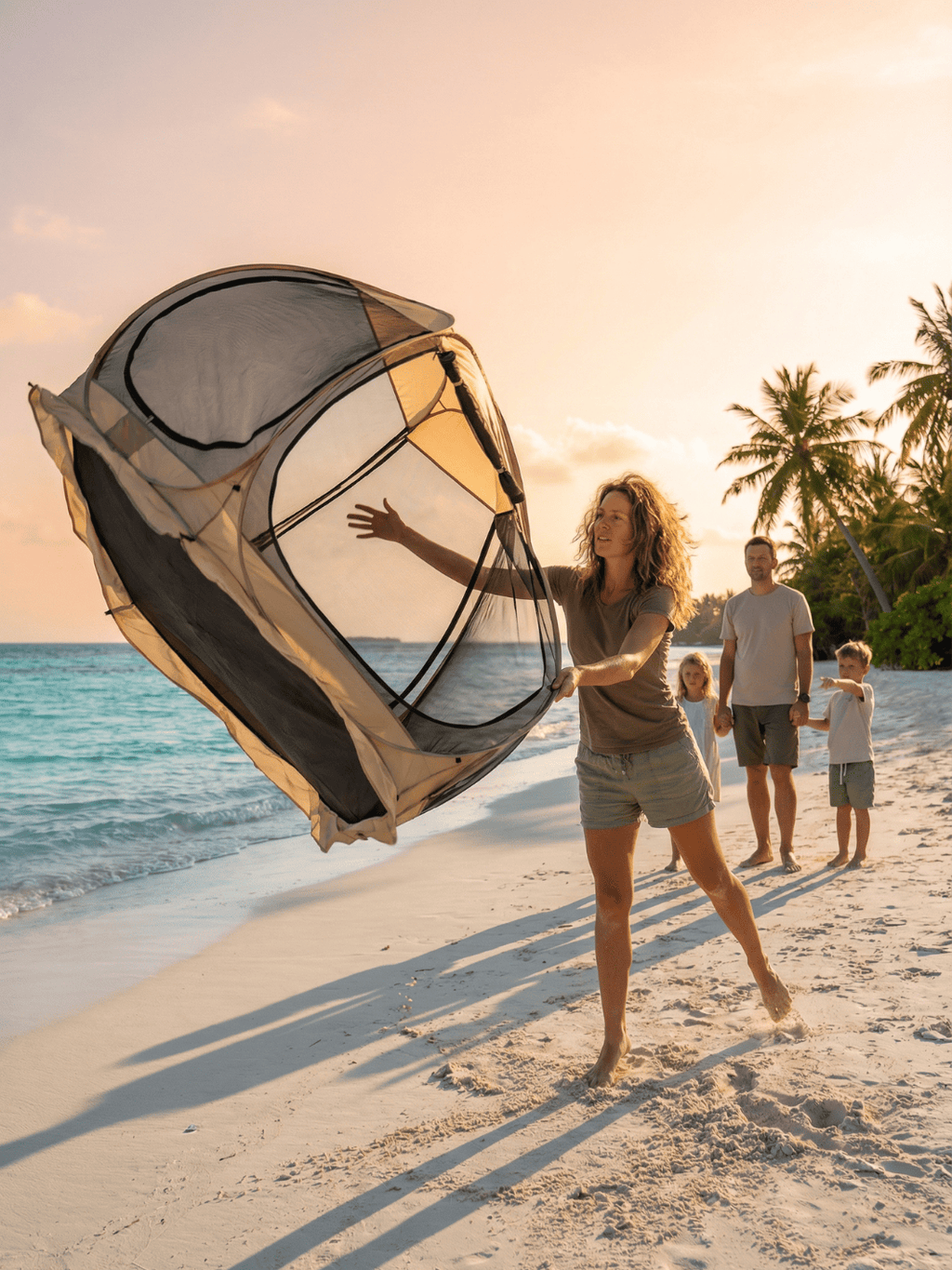 Tente 2 secondes de plage | Ombre et espace instantanés