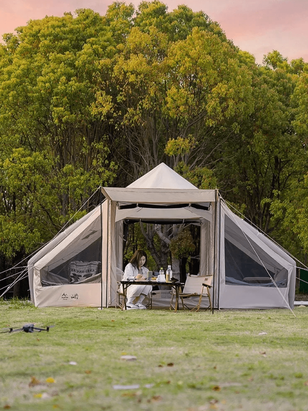 tente de camping 4 places Tente 4 places gonflable