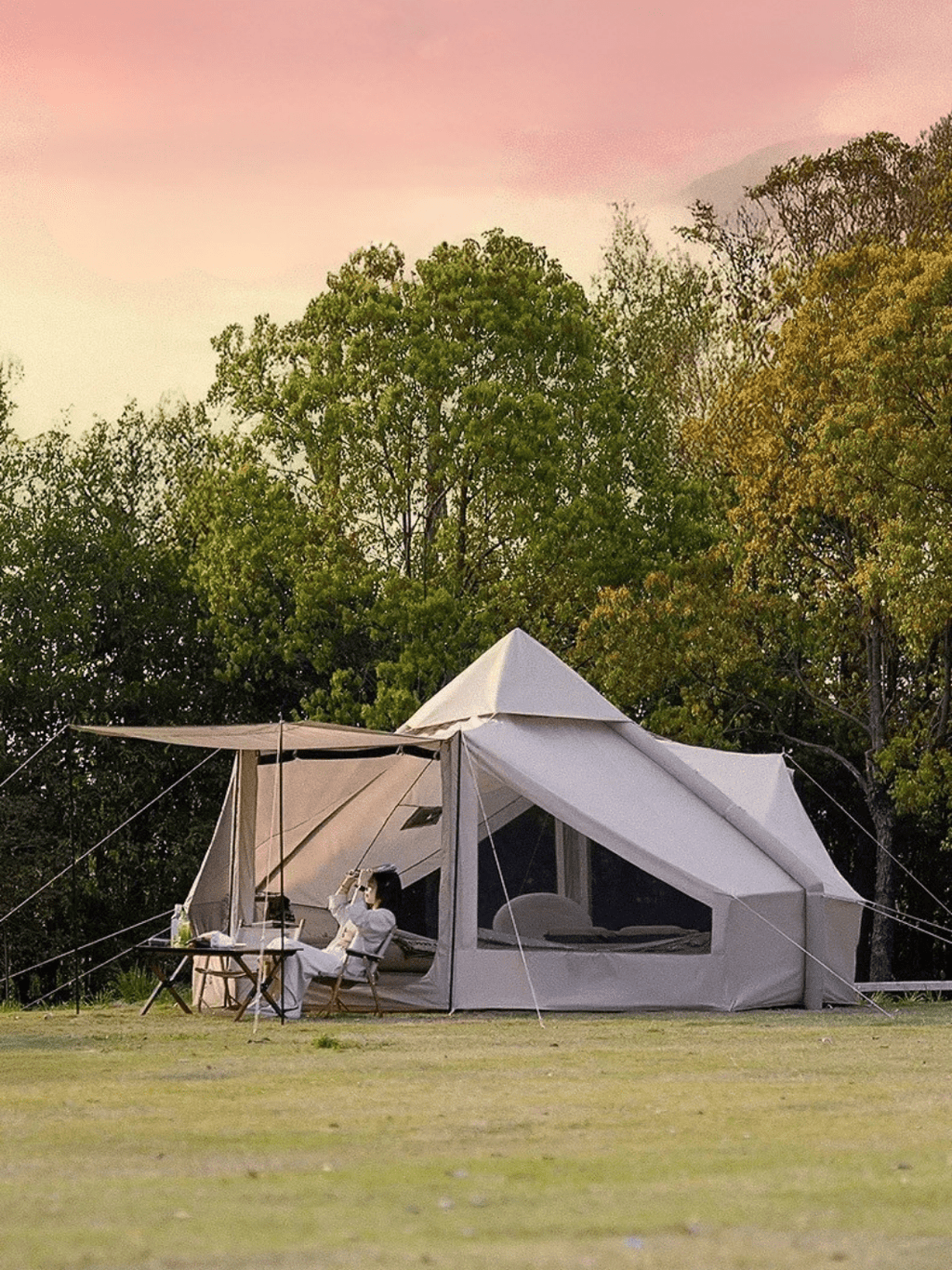 tente 4 places gonflable