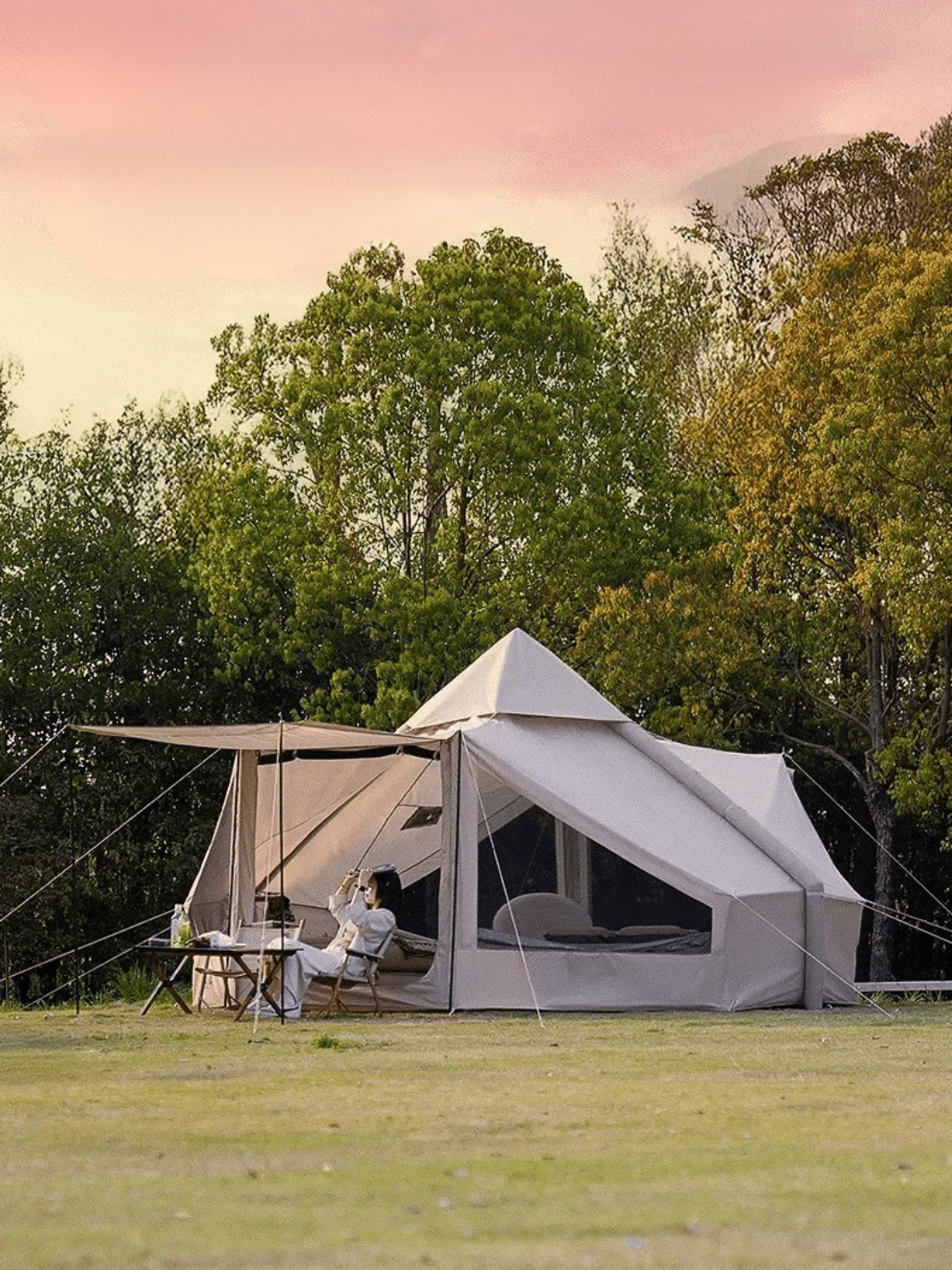 tente 4 places gonflable