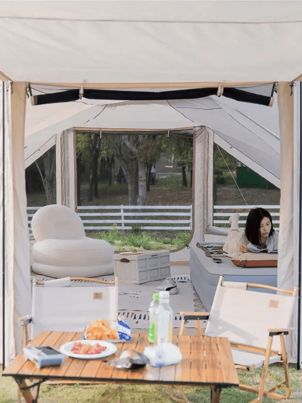 tente 4 places gonflable