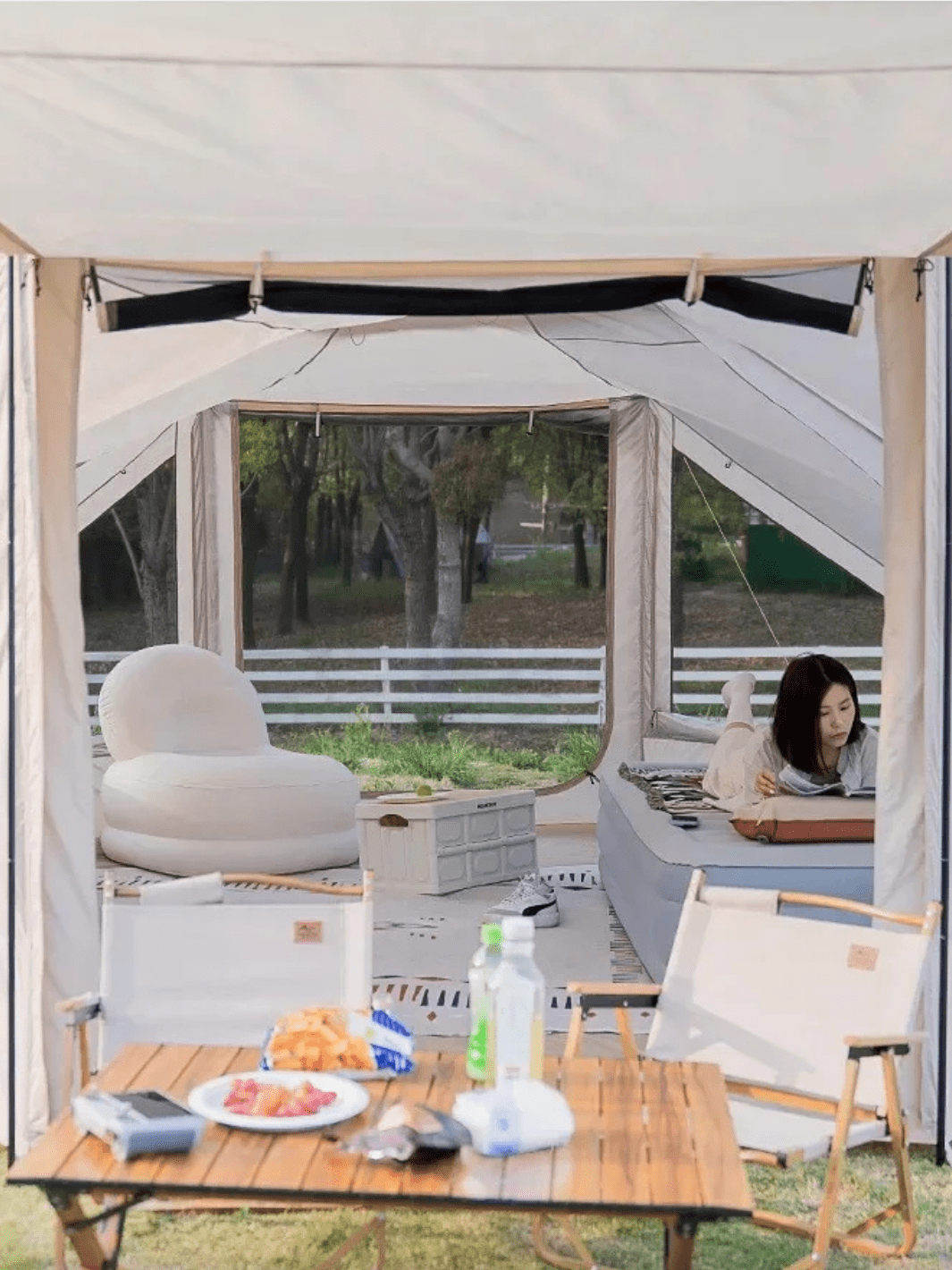 tente 4 places gonflable