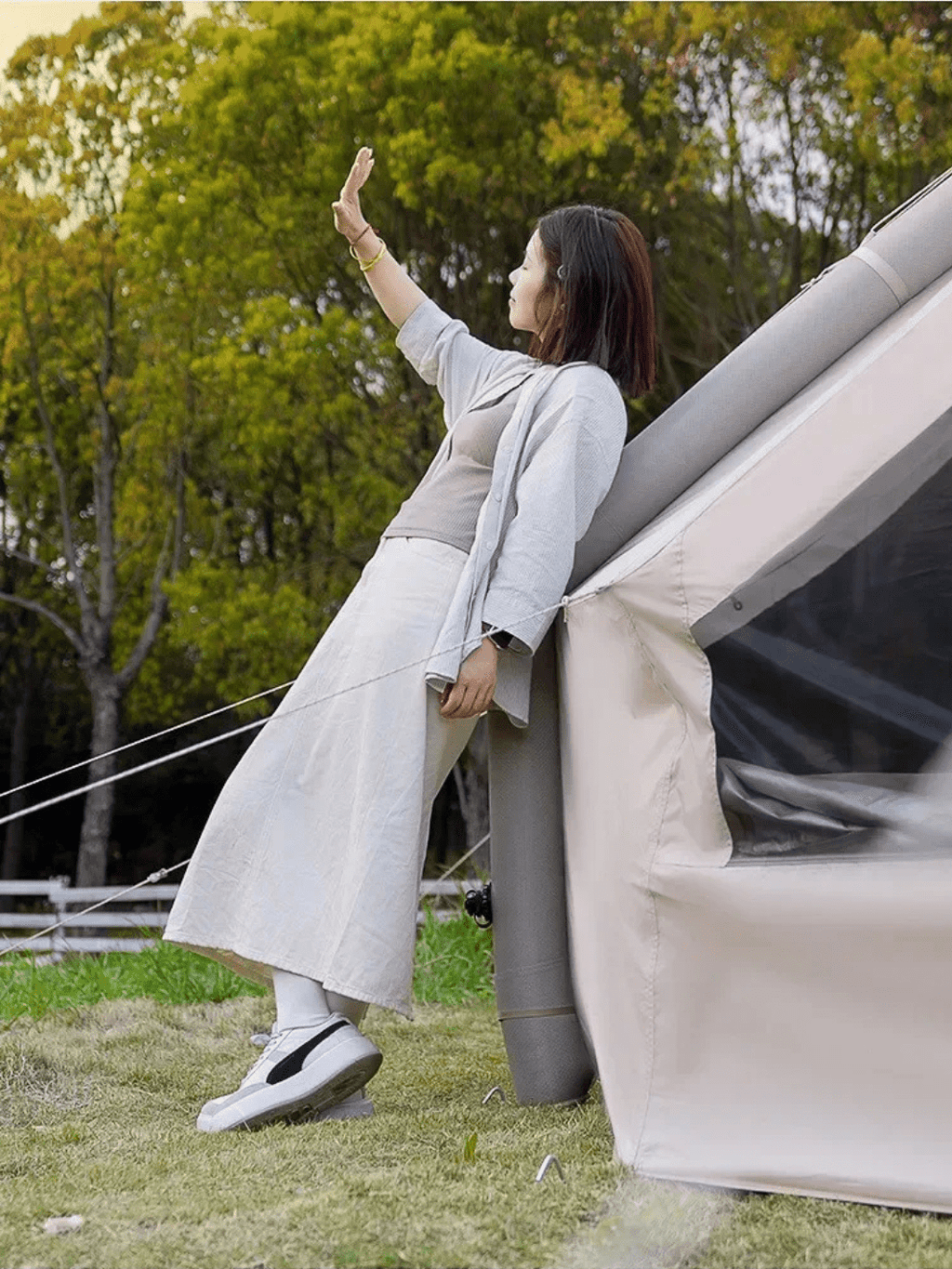 tente 4 places gonflable