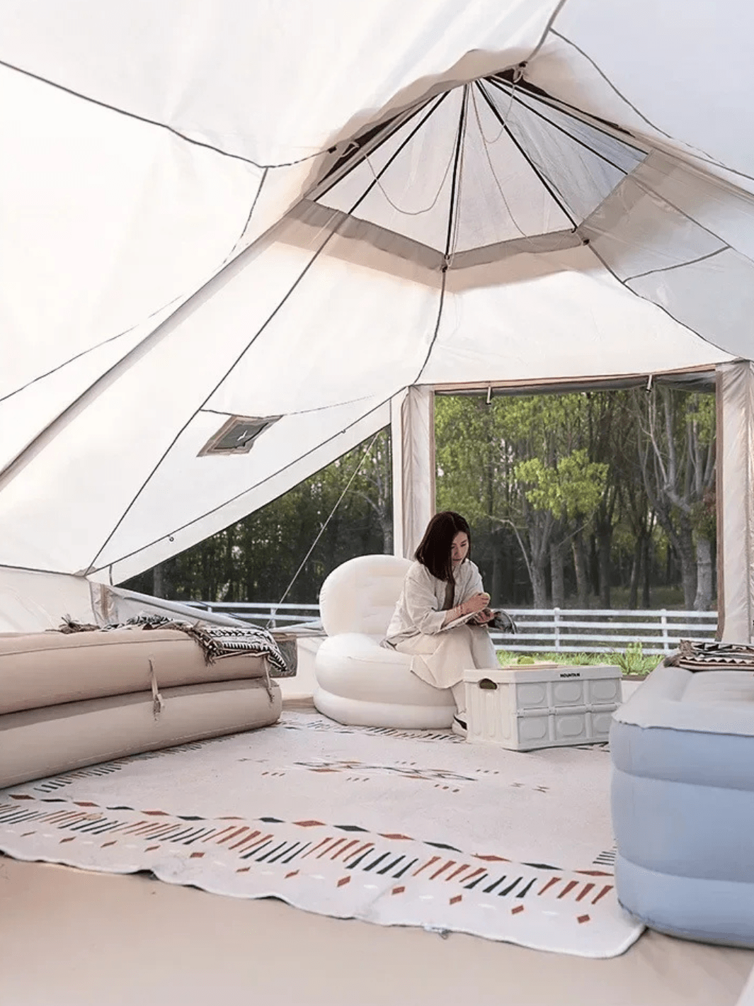 tente 4 places gonflable