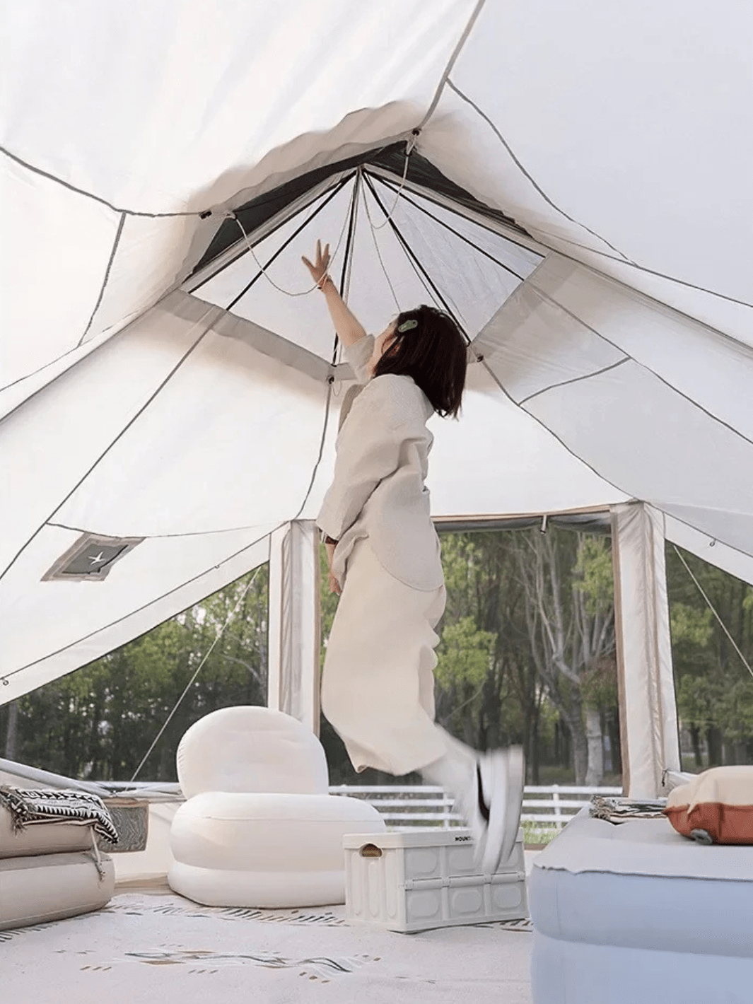 tente 4 places gonflable