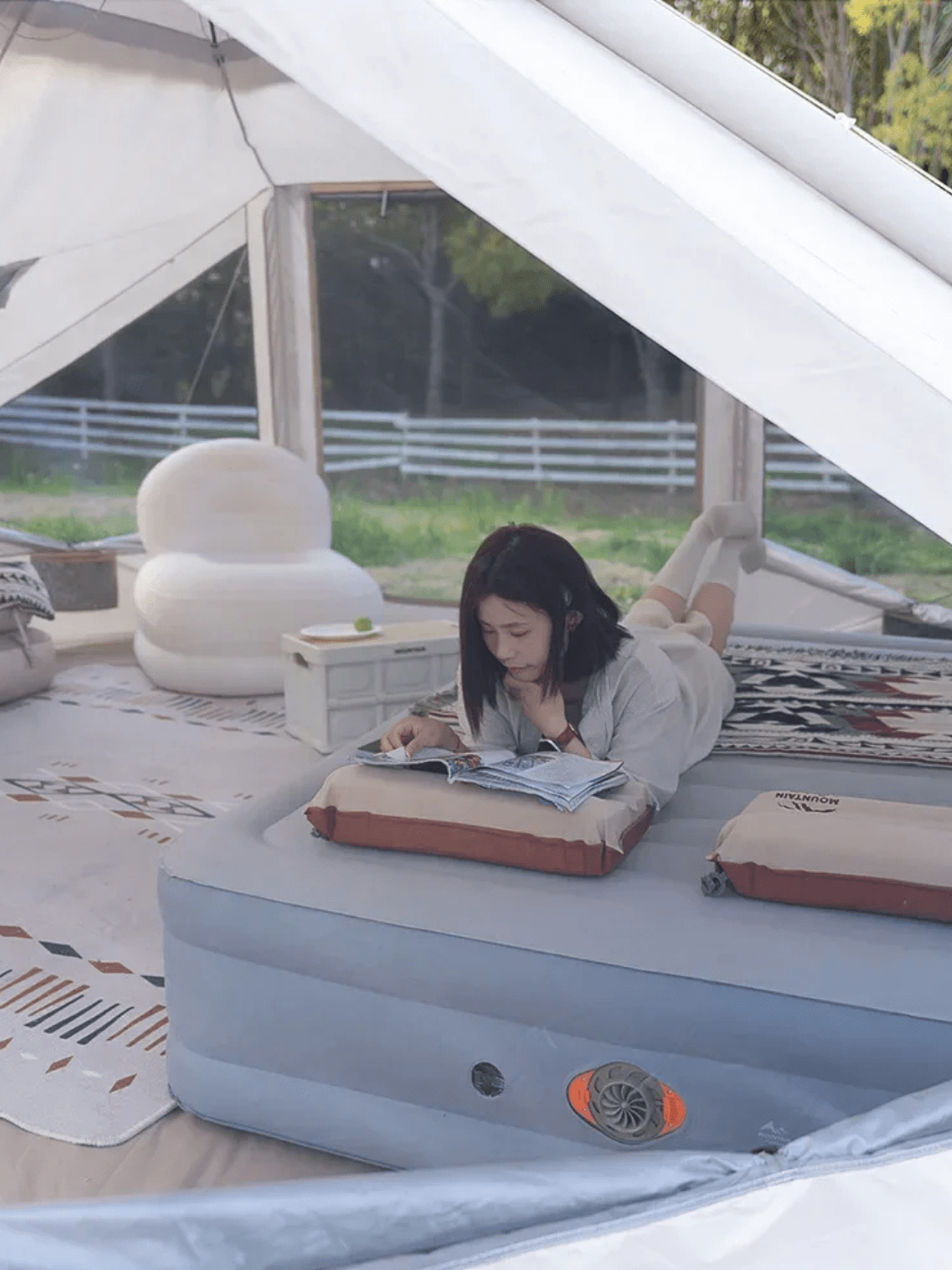 tente 4 places gonflable