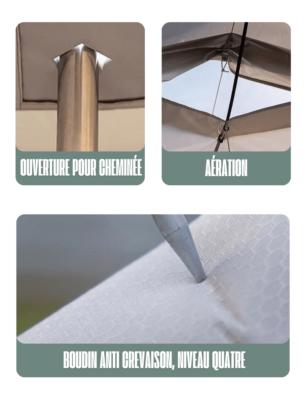 tente 4 places gonflable