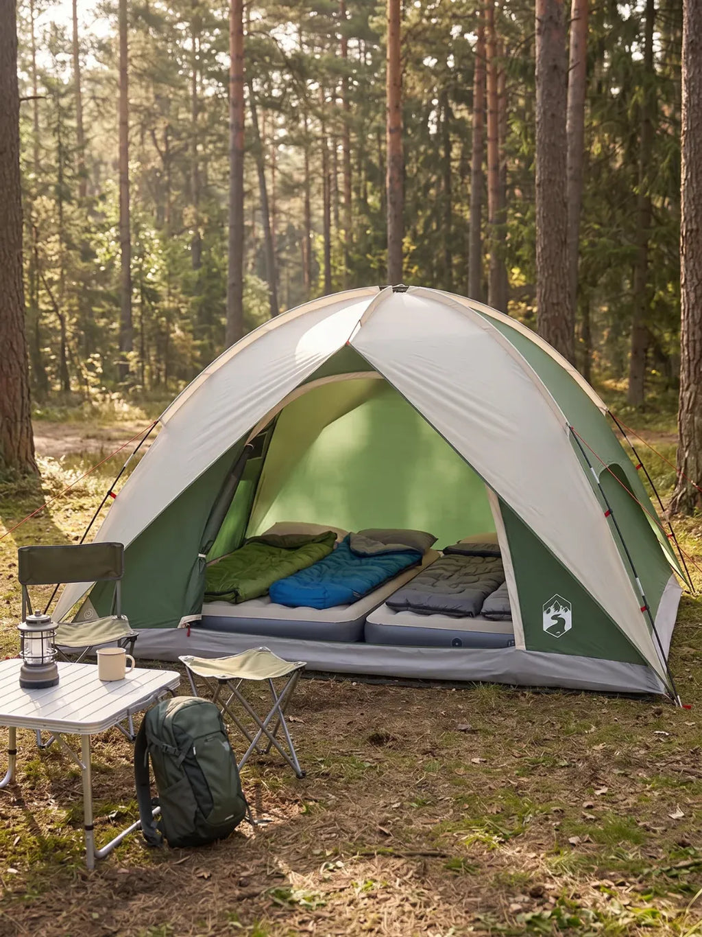 Tente 4 places imperméable | Dormez au sec, profitez à 4